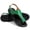 Green, variant on Toe Loop Sandals for Women Leather Thong Slingback Vacation Sandals Adjustable Ankle Strap Casual Dressy Flats Sandals Walking Wear