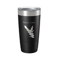 thumbnail image 1 of Burke Lake Map Tumbler Travel Mug Insulated Laser Engraved Coffee Cup Virginia 20 oz Black, 1 of 5