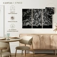 thumbnail image 5 of Elephant Stock Dark Ocean Waves Wall Art - Horizontal Multi Panel Canvas - Living Room Wall Decor - Beach Multi Panel - Black And White Decor - 74" x 48", 5 of 8