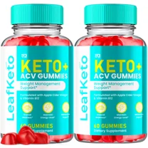 Leaf Keto ACV Gummies Supports Weight Management, Energy & Wellness (2 Pack)