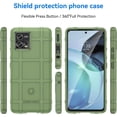 thumbnail image 4 of Durable Sturdy Phone Case for Motorola Moto G72, Heavy Duty Shockproof Slim Phone Case Military Grade Rugged Cover for Motorola G72 HD Green, 4 of 14