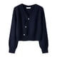 thumbnail image 1 of Suéter tipo cárdigan ligero para mujer Yuyangstore otoño e invierno cuello en V, 1 of 8