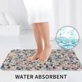 thumbnail image 6 of Bathroom Rugs Sets 3 Piece - Fourbeam stars pattern Absorbent Non Slip Bath Mats, U-Shape Toilet Lid Cover, Contour Mat, Soft Washable Shower Mats Bath Rug Mat for Bathroom Tub Toilet, 6 of 7