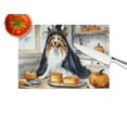 thumbnail image 4 of Carolines Treasures DAC1813LCB 15 x 12 in. Unisex Sheltie Fall Kitchen Pumpkins Glass Cutting Board - Large, 4 of 5