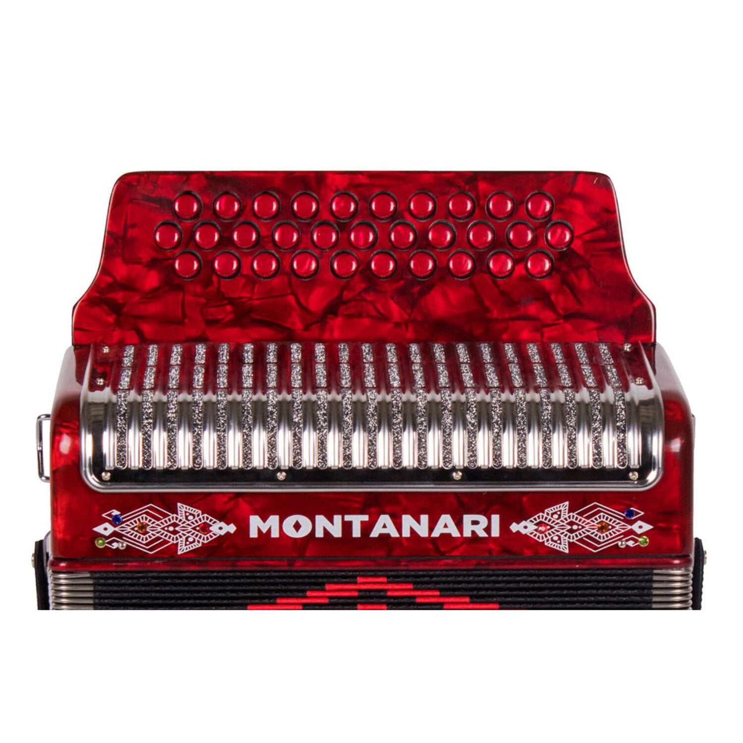 Montanari 3112 MG Accordion FBE Red