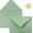 Sage Green, variant on 50 count Cream Colorful A7 Envelopes with Stickers, 5x7 Envelopes for Greeting Cards, for Invitations, Wedding Invitation, Birthday, Shower, Graduation