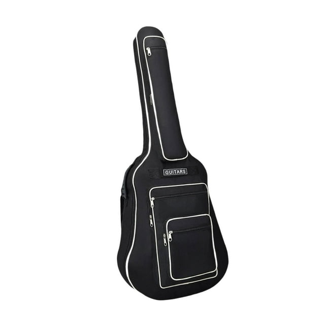 bedienty Acoustic Guitar Case Thick Padding Black Ensures Optimal While On Road For Musicians Portable Gig Case