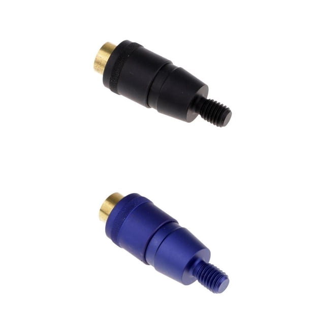 2x Adaptador de Liberación Rápida Cañas Tornillo Cabeza Pesca Mosca