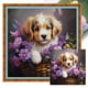 thumbnail image 1 of Hilo Algodón Ecológico Bordado Cesta Con 11CT Punto Cruz Cachorro 40x40cm, 1 of 9