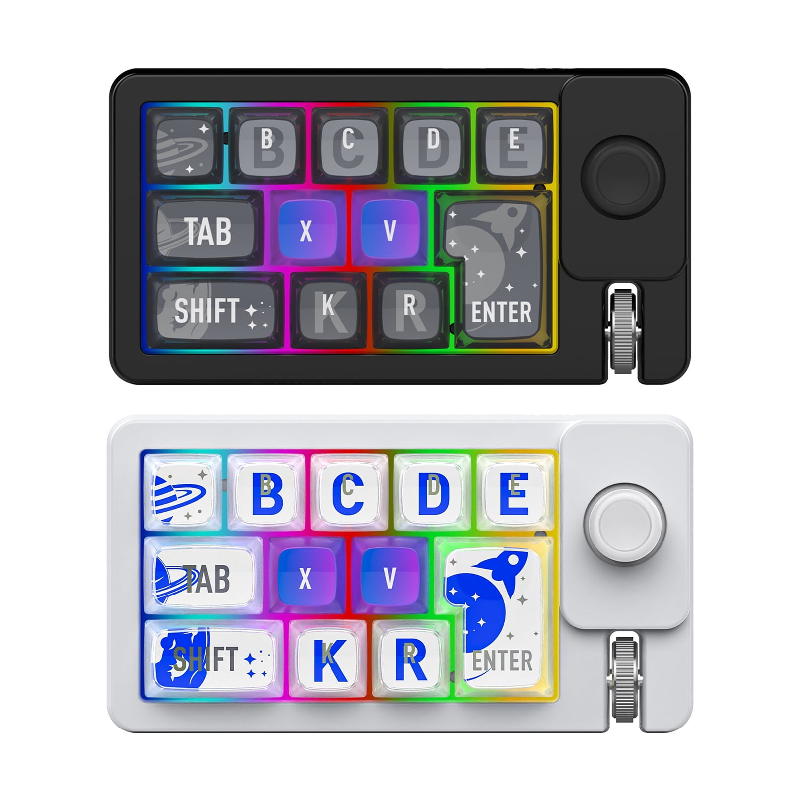 Programmable Wireless Gaming Keyboard Three Mode Connection 2.4Ghz Corded Color Lighting Detachable Keycaps