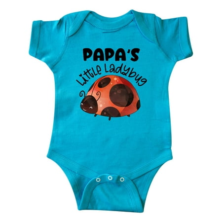 

Inktastic Papa s Little Ladybug Gift Baby Boy or Baby Girl Bodysuit