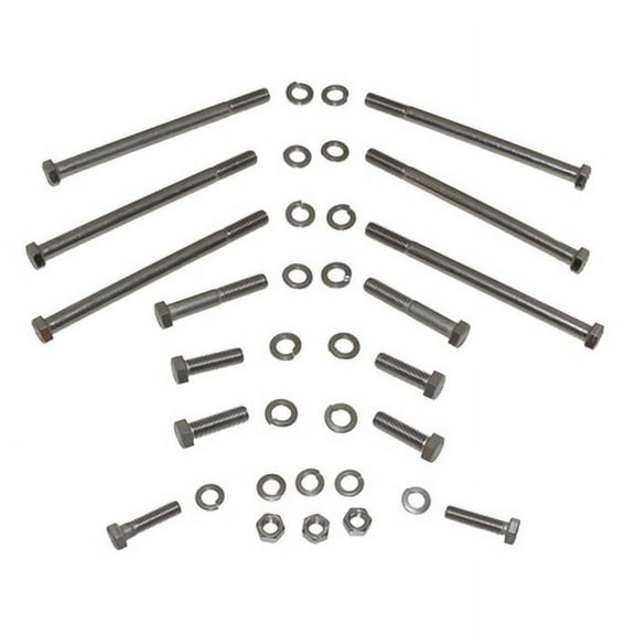Powerhead Bolt Kit J/E V6 Looper 1994-UP 14Bolts, 3Nuts, 17WashersPro #: 353 X-Ref #: