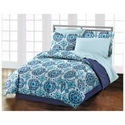 Style Lounge Istanbul Comforter Set, Blu
