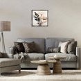 thumbnail image 4 of Stupell Industries Contemporary Leaf Sprig & Flower Gray Floating Frame Canvas Art, 18 x 18, by Lazar Studio, 4 of 8