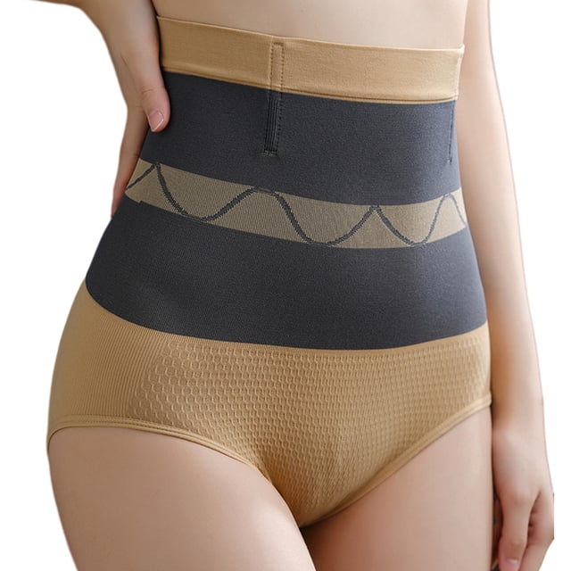 Minnieouse Ropa interior de cintura alta para mujer, entrenador de cintura para banquete de boda, fajas elásticas para levantamiento de cadera, Ropa interior Color de piel METRO