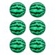 thumbnail image 1 of Mizh - Juego de 6 pelotas de piscina de PVC para niños, pelotas de playa con forma de sandía, 1 of 6
