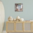 thumbnail image 4 of Stupell Industries Traditional Tree & Blue Doorway Gray Floating Frame Canvas Art, 18 x 18, by Riley B, 4 of 8