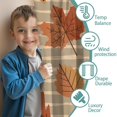 thumbnail image 3 of Turkey Design Maple Leaf Kitchen Curtains 2 Pack Cafe Curtains Short,42x54in Kitchen Curtains Fall Holiday Long Curtain, 3 of 5