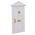thumbnail image 2 of Puerta De Casa De Muñecas, 1:12 Exquisita Mini Puerta De Madera Con Aguja Para Tienda De Arte Para Entusiastas Del Bricolaje ANGGREK Mini Wood Door, 2 of 8