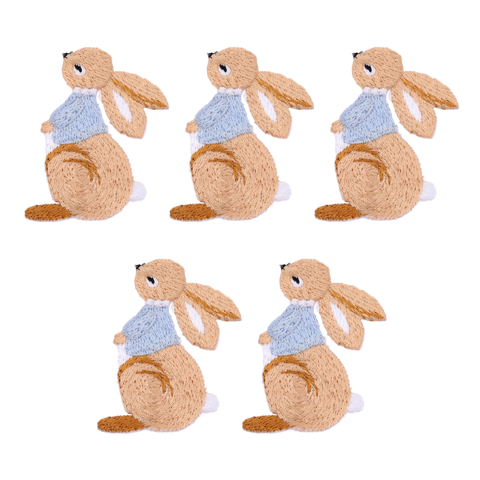 USA Bunny Rabbit Patch Chenille 10cm