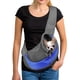 thumbnail image 1 of Bolsa de transporte para perros y gatos, bandolera para perros y gatos, bandolera para mascotas, color azul, 1 of 5