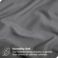 thumbnail image 3 of Bare Home Body Pillowcase - Envelope Closure - Ultra Soft - Double Brushed - Gray, 3 of 6