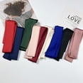 thumbnail image 6 of Colorful New Decoration Accessories Waistband Hairband Polyester Fiber Silk Scarf Neck Scarf Handbag Handle Ribbon Decor Ribbon Scarf DARK RED, 6 of 8