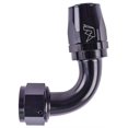 thumbnail image 5 of JEGS AN 90-Degree Max Flow Swivel Hose End [-16 AN Female to -16 AN Hose, Black], 5 of 6