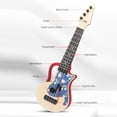 thumbnail image 4 of Clearance! JMYHOAM Kids Guitar Ukulele Beginner Musical Instrument 15 Inches With 4 Strings Mini Guitar For Skill Improving Kids Play Early Educational Pre School Children Toddler, 4 of 7