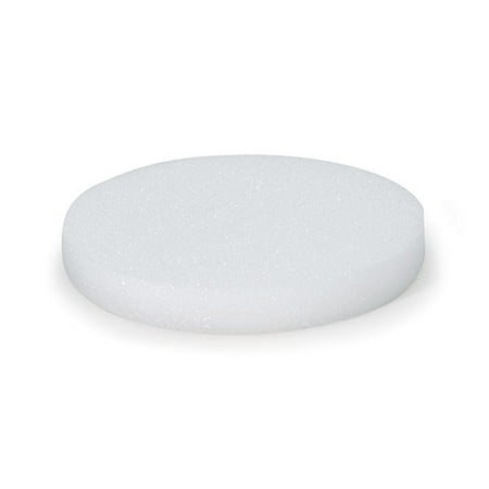 Styrofoam Disc - Wire Cut - White - 1 Inch Thick - 8 (Best Way To Cut Styrofoam)