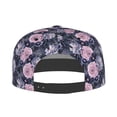 thumbnail image 3 of Uemuo Flowers Pattern Women's Baseball Cap,Straight Brim Hat,Golf Dad Hat,Travel Hat,Sun Protection Cap,Everyday Accessory, 3 of 9