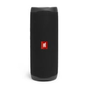 JBL Flip 5 Black Portable Bluetooth Speaker w/divvi! Hardshell Case