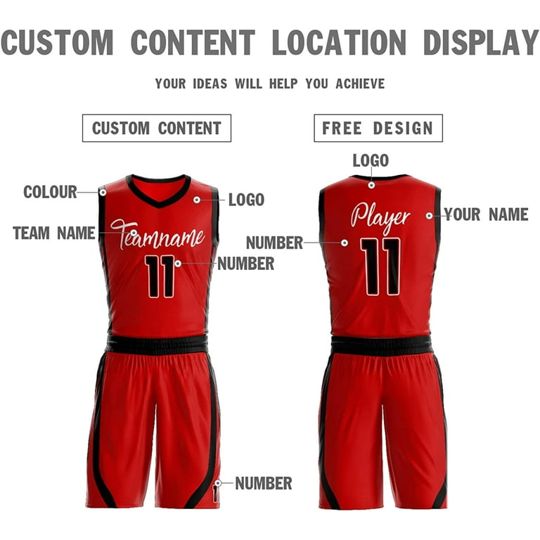custom team basketball jerseys instock unifroms print with name and number  ,kids&men's basketball uniform 41