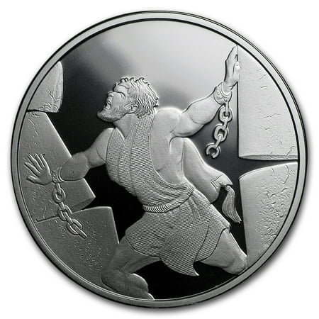 - 2016 Israel Silver 1 NIS Samson in the Philistine House Prooflike