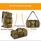 thumbnail image 4 of Soidarity Paquete de día Nylon Algodón Ciclismo Accesorios Paquetes de mensajero Bolsos de hombro Suministro de escalada impermeable Bolso de senderismo Mochilas de mochilero Negro Soidarity OD023073-01, 4 of 6