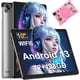 thumbnail image 1 of Tablet, Tablets Android 13 de 10 Pulgadas, Tablet para Niños, 12GB RAM y 128GB ROM 1TB Expandible, Cámaras Dual,1280 * 800 IPS HD, WiFi, IWAWA App Control Parental, Tablet Infantil Uso Rudo, 1 of 5