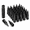 Black-9/16"-18 32pcs, variant on 14mmx1.5 Spike Lug Nuts 32chrome M14x1.5 Nut 4.4 Inch Tall Closed End With 1 Socket Keypatible 1999-2026 Chevyado 1500 Gmc Sierra