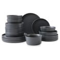 thumbnail image 1 of Stone Lain Celina Stoneware 16 Piece Dinnerware Set, Service for 4, Gray Matte, 1 of 7