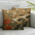 thumbnail image 3 of HENGT  Home The breadth of Birds and Flowers Decorative Square Throw Pillow Case Covers Thanksgiving Decor Farmhouse Outdoor Pillow Cover for Home Sofa Couch, 3 of 5