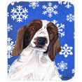 thumbnail image 1 of Welsh Springer Spaniel Winter Snowflakes Holiday Mouse Pad, Hot Pad or Trivet, 1 of 1
