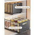 thumbnail image 4 of Organizador de Gabinete Extraíble 2 Piezas, Organizador de Debajo del Fregadero Ajustable, Cajones Deslizables con Nanopelícula Adhesiva, para Cocina, Despensa, Baño, 4 of 4
