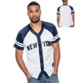 thumbnail image 3 of true rock men's new york pinstripe baseball jersey-white/blue 101-large, 3 of 3
