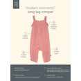 thumbnail image 4 of Modern Moments by Gerber Baby Girl Long Leg Romper With Smocking Detail, Sizes 0/3 Months - 24 Months, 4 of 11