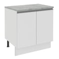 thumbnail image 1 of Mueble de cocina Madesa 2 puertas 80 cm Blanco G2480009GL, 1 of 9