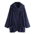thumbnail image 1 of Cardigan à Manches Chauve-Souris Double Face pour Femmes Grande Taille, 1 of 4