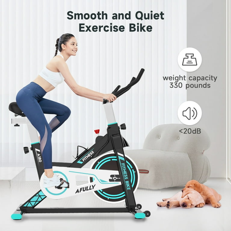 Pooboo Heavy Flywheel Indoory Cycling Bike Heavyduty Frame Exercise Machine for Home 330lbs Gym Workout