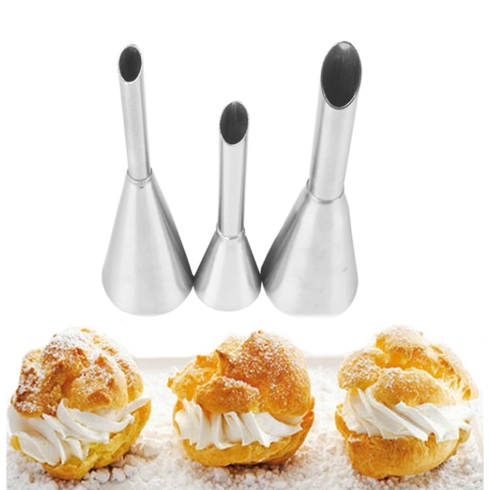 3pcs/set Cream Icing Piping Nozzles Tips Cake Decor Pastry Cupcake Baking Tools