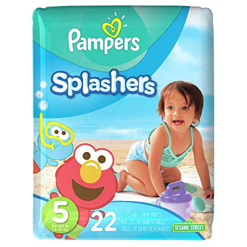 Pampers Splashers Disposable Swim Diapers, Size 5, 22 Count, JUMBO - Walmart .ca