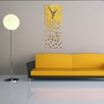 thumbnail image 2 of Clearance:Wall Clock Stickers DIY Abstract Acrylic Mirror Wall Stickers, Golden, 2 of 3