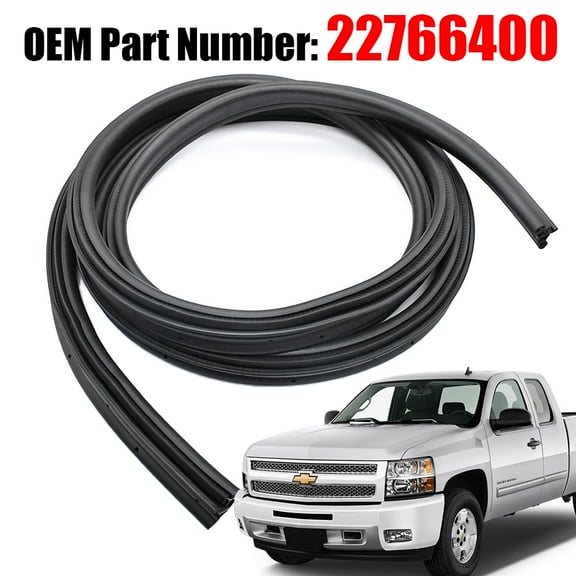 Front Door Weatherstrip Seal LH & RH Side For 07-14 Chevy Silverado 1500 / 07-13 GMC Sierra 1500